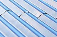 Bare corrugated roofing