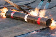 Bare flat roof sealing